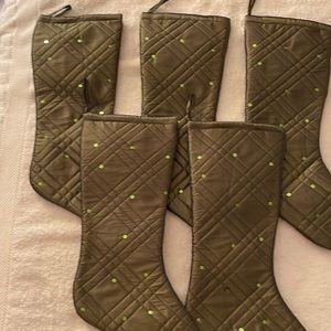 Christmas stockings set of 5.